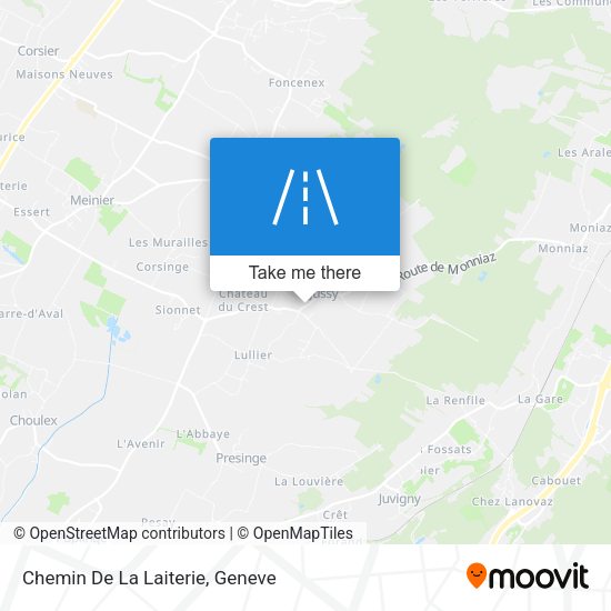 Chemin De La Laiterie map