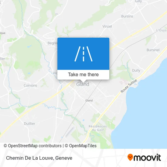 Chemin De La Louve map