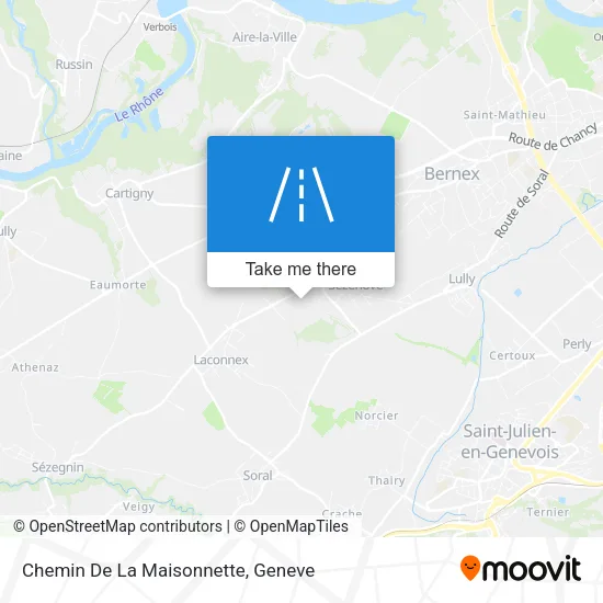 Chemin De La Maisonnette map