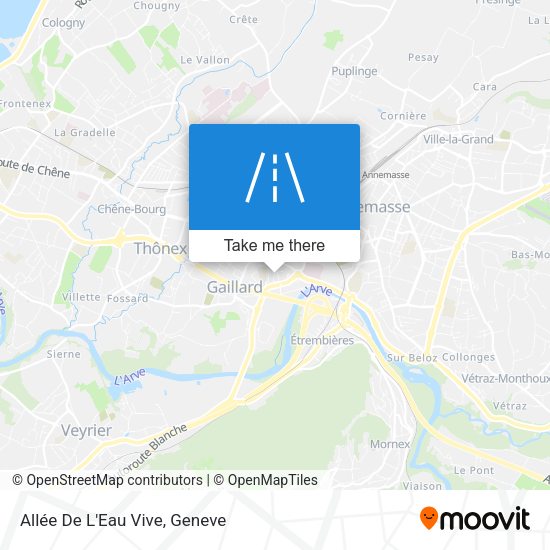 Allée De L'Eau Vive map