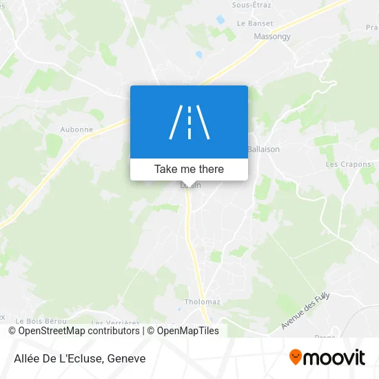 Allée De L'Ecluse map