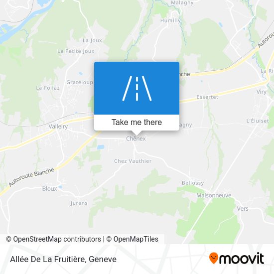Allée De La Fruitière map