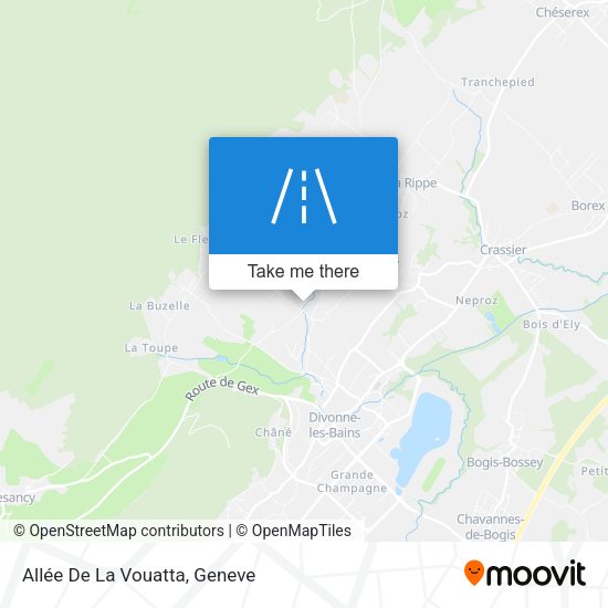 Allée De La Vouatta map
