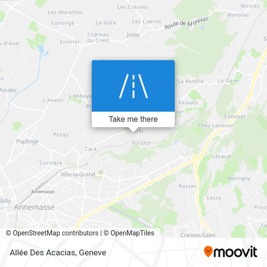 Allée Des Acacias map