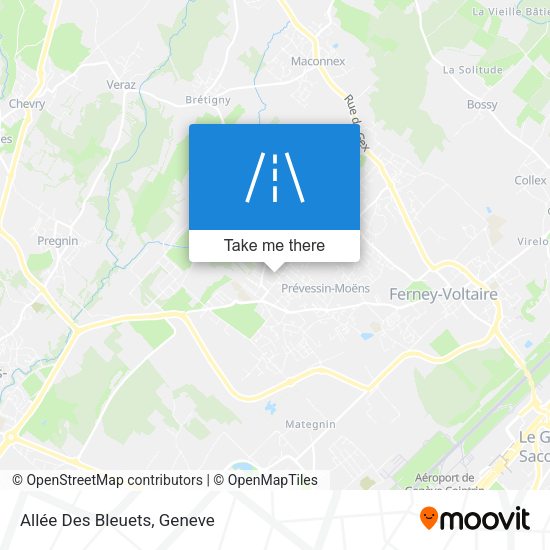 Allée Des Bleuets map