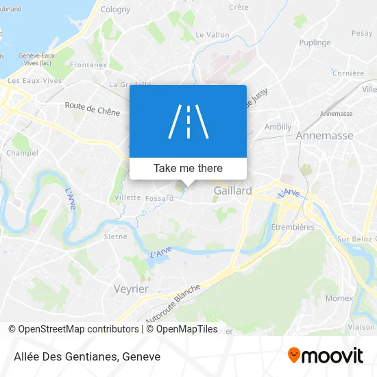 Allée Des Gentianes map