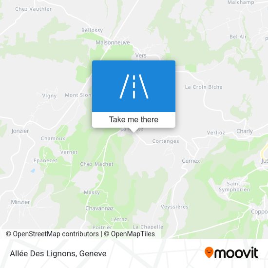 Allée Des Lignons map