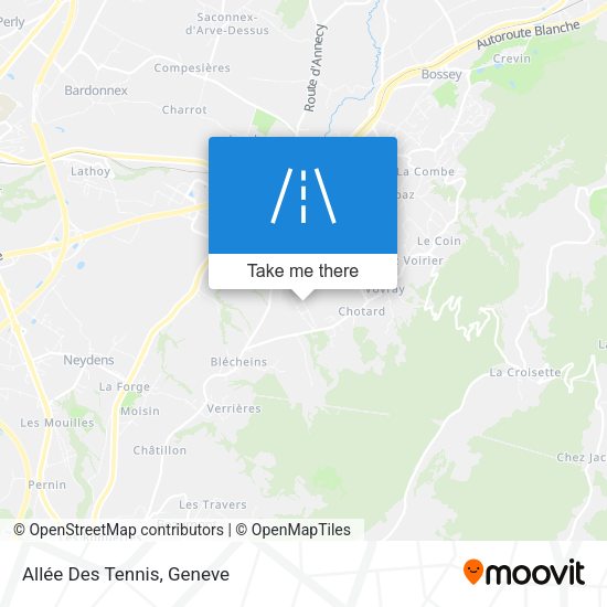 Allée Des Tennis map