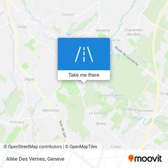 Allée Des Vernes map