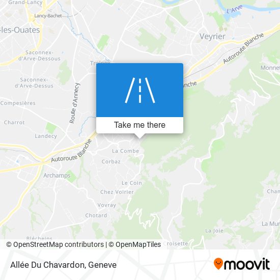 Allée Du Chavardon map