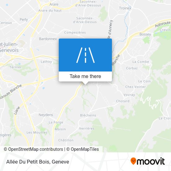 Allée Du Petit Bois map