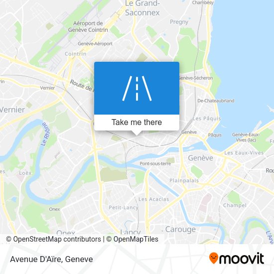 Avenue D'Aïre map