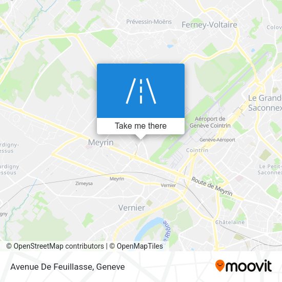 Avenue De Feuillasse map