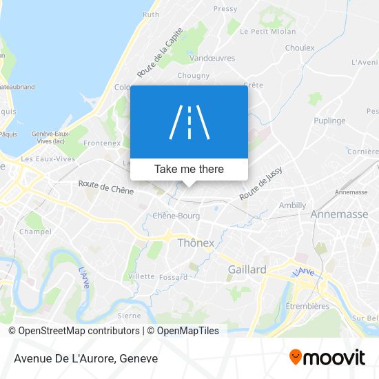 Avenue De L'Aurore map