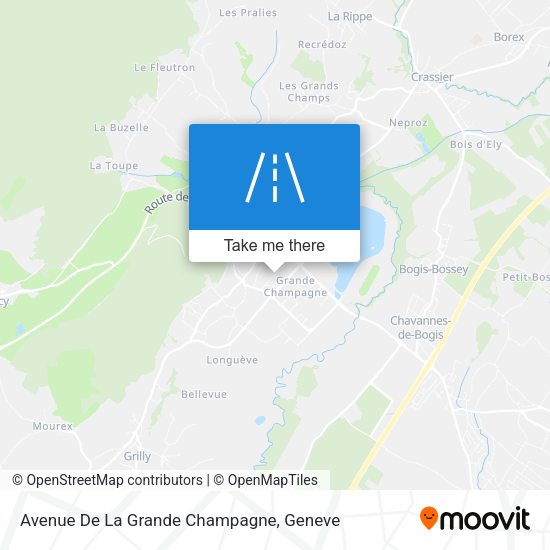 Avenue De La Grande Champagne map