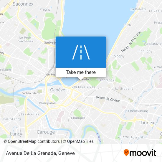 Avenue De La Grenade map