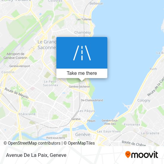 Avenue De La Paix map