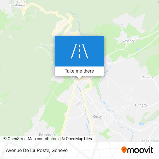 Avenue De La Poste map