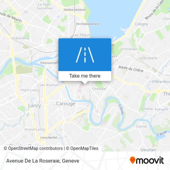Avenue De La Roseraie map
