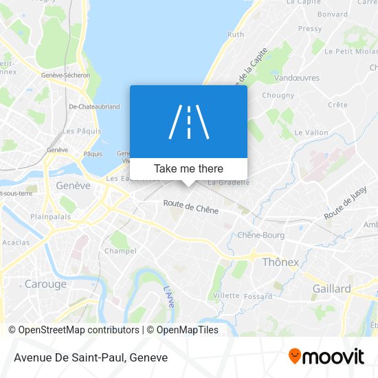 Avenue De Saint-Paul map