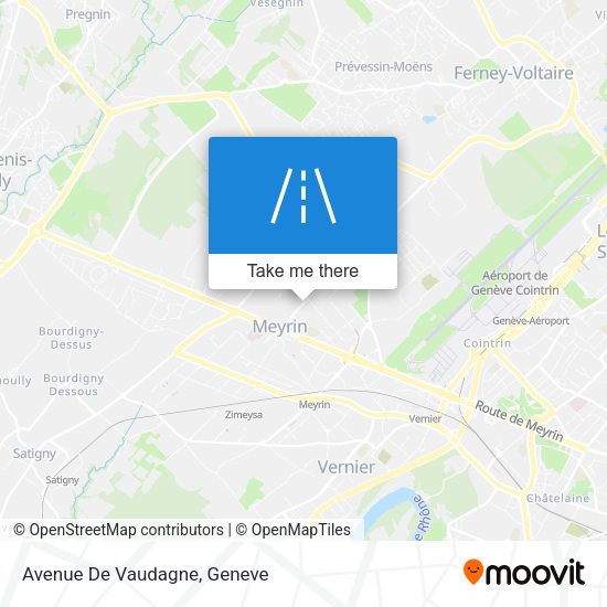 Avenue De Vaudagne map