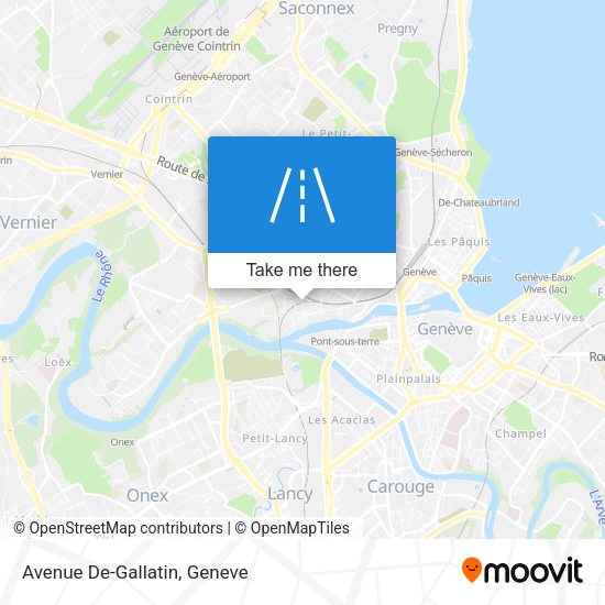 Avenue De-Gallatin map