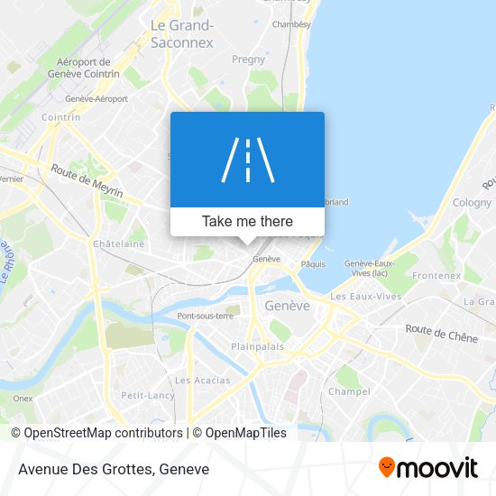 Avenue Des Grottes map
