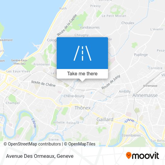 Avenue Des Ormeaux map