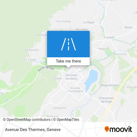 Avenue Des Thermes map