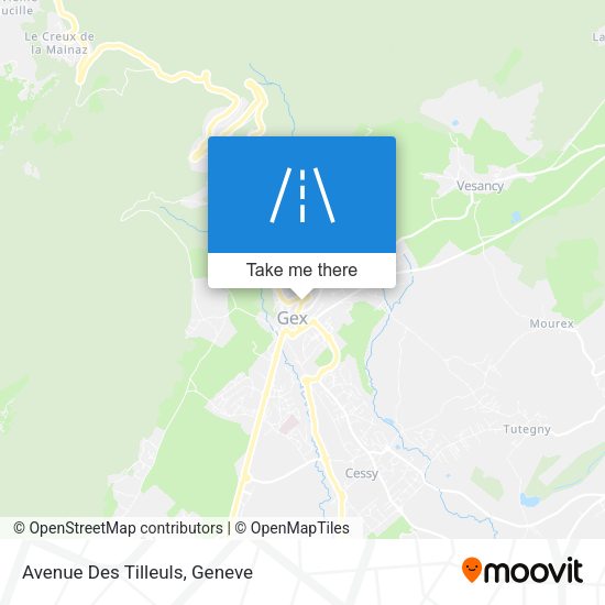 Avenue Des Tilleuls map