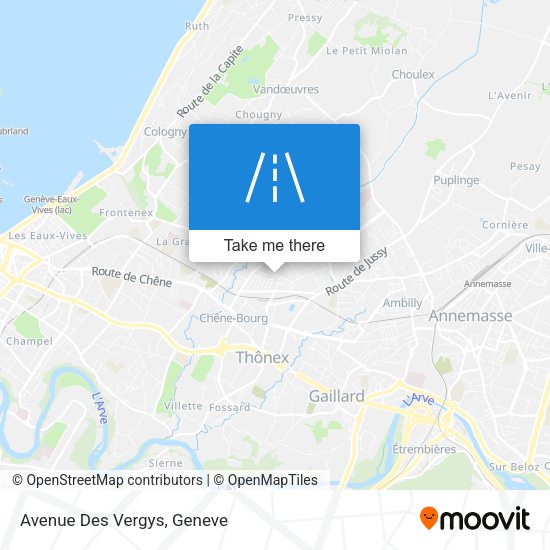 Avenue Des Vergys map