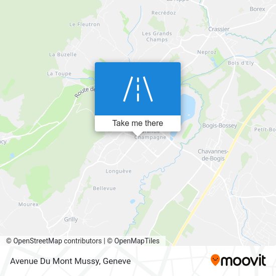 Avenue Du Mont Mussy map