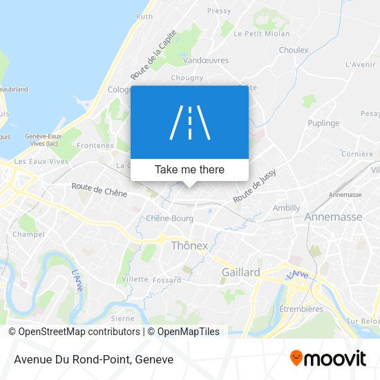 Avenue Du Rond-Point map