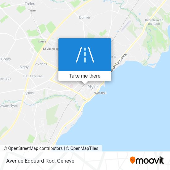 Avenue Edouard-Rod map