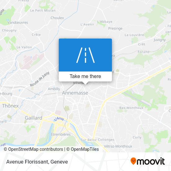Avenue Florissant map