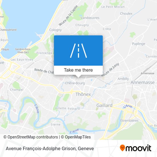 Avenue François-Adolphe Grison map