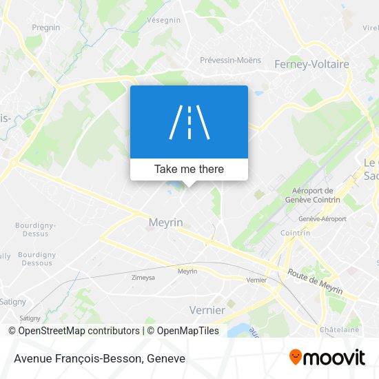 Avenue François-Besson map