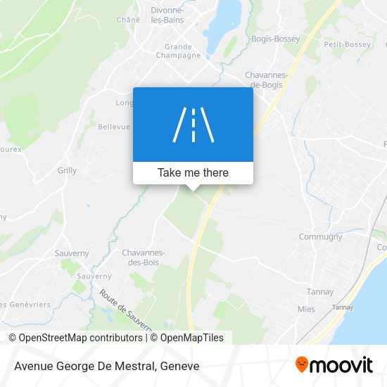 Avenue George De Mestral map