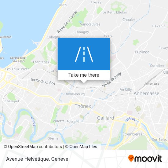 Avenue Helvétique map