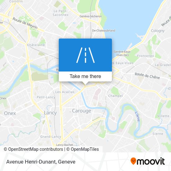 Avenue Henri-Dunant map
