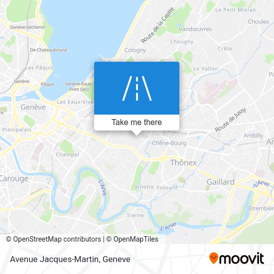 Avenue Jacques-Martin map