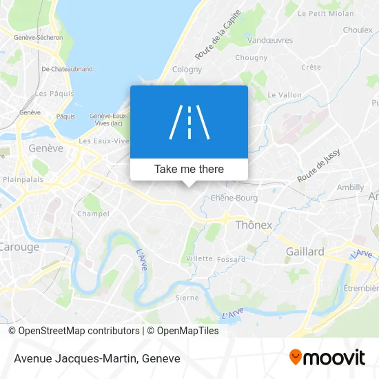 Avenue Jacques-Martin map