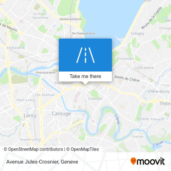 Avenue Jules-Crosnier map