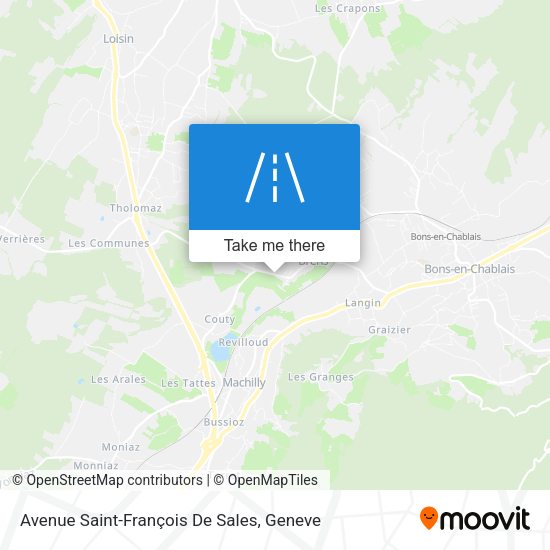 Avenue Saint-François De Sales map
