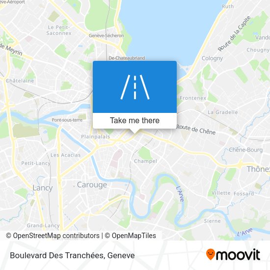 Boulevard Des Tranchées map