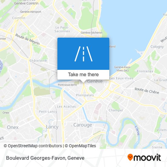 Boulevard Georges-Favon map