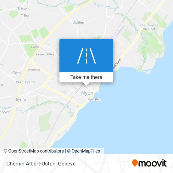Chemin Albert-Usteri map