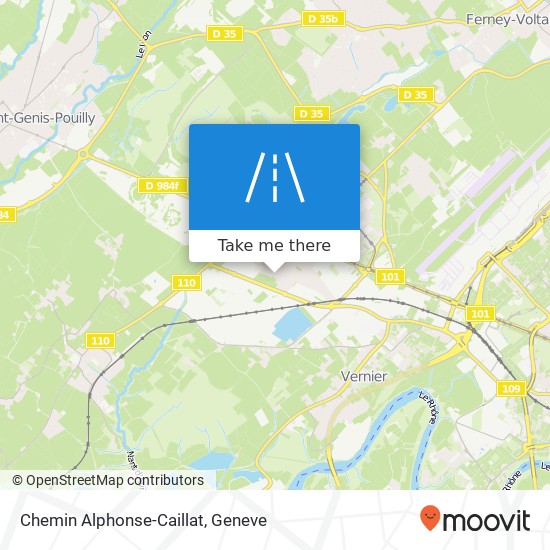 Chemin Alphonse-Caillat map