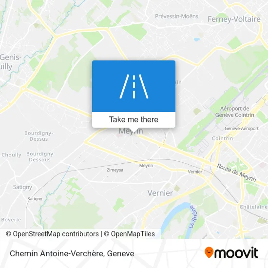 Chemin Antoine-Verchère map