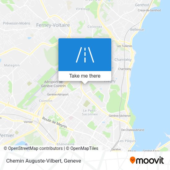 Chemin Auguste-Vilbert map
